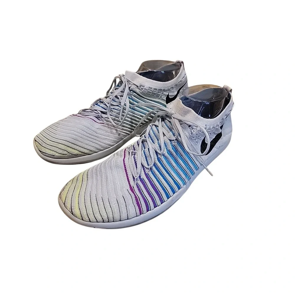 Nike Free Transform Flyknit Womens Size 12 US Running Shoes Trainers 833410-002